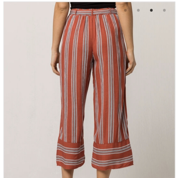 Sky and Sparrow Stripe Crop Pants - Picture 7 of 12
